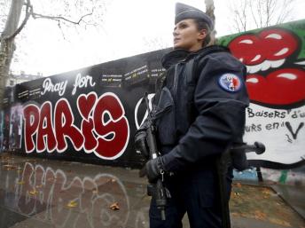 A police officer in Paris this week.