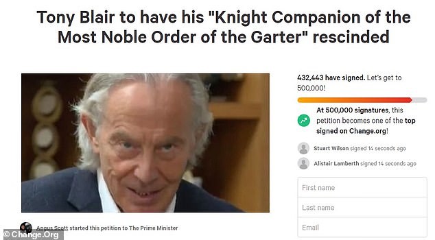 Blair petition