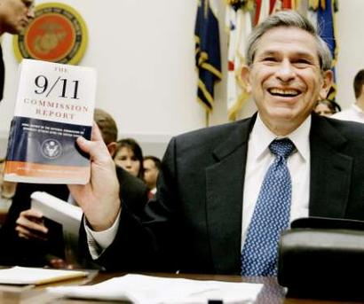 Paul wolfowitz mighty pleased with the 9/11 Commission Report